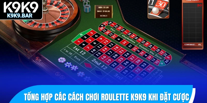 Hướng Dẫn Cách Chơi Roulette Từ Gốc Đến Ngọn Cho Newbie 2 Tổng hợp các cách chơi roulette K9K9 khi đặt cược