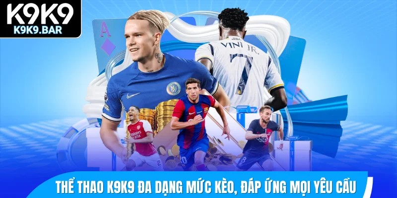 Thể thao K9K9 đa dạng mức kèo, đáp ứng mọi yêu cầu